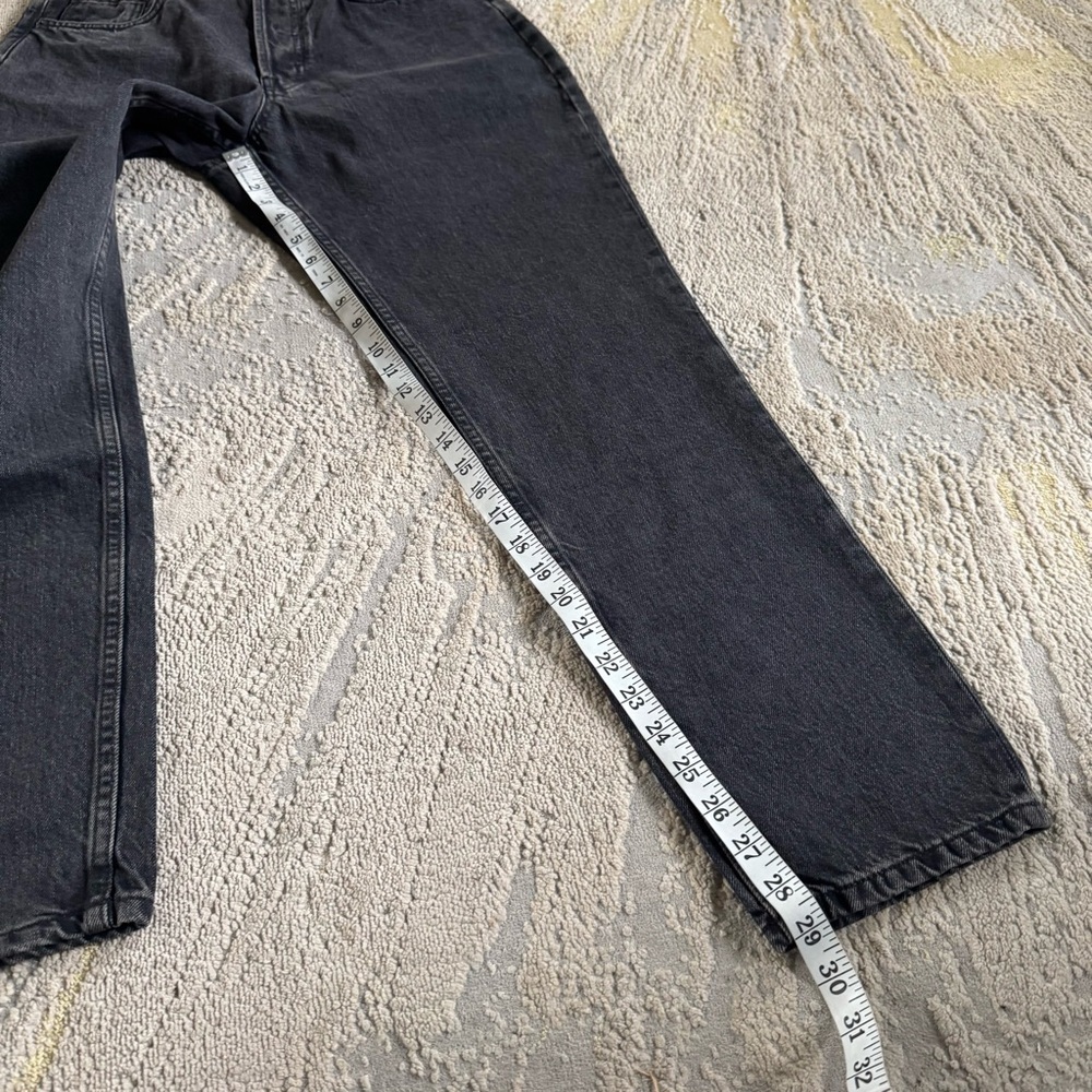 Everlane jeans The Curvy 90's Cheeky Straight Grey washed black 29 new - Picture 5 of 16